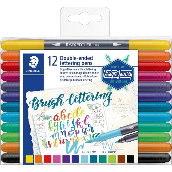 STAEDTLER 3004 Double-Ended Fiber-Tip Pens