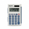 Sharp EL243S 8-Digit Hand-held Calculator – Twin Power Solar & Battery with Protective Cover